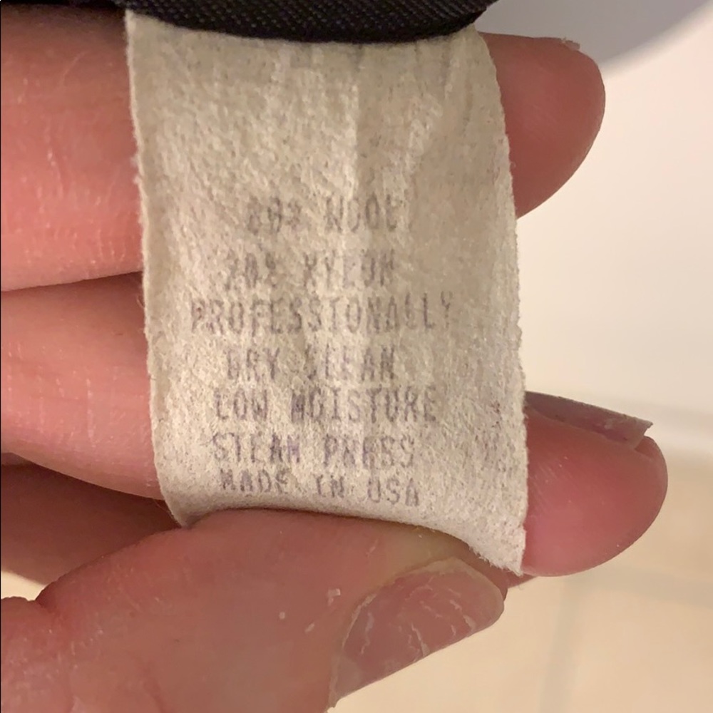 Jonathan Michael Vintage Black Wool/Nylon Belted Trench - Small - Picture 6 of 11